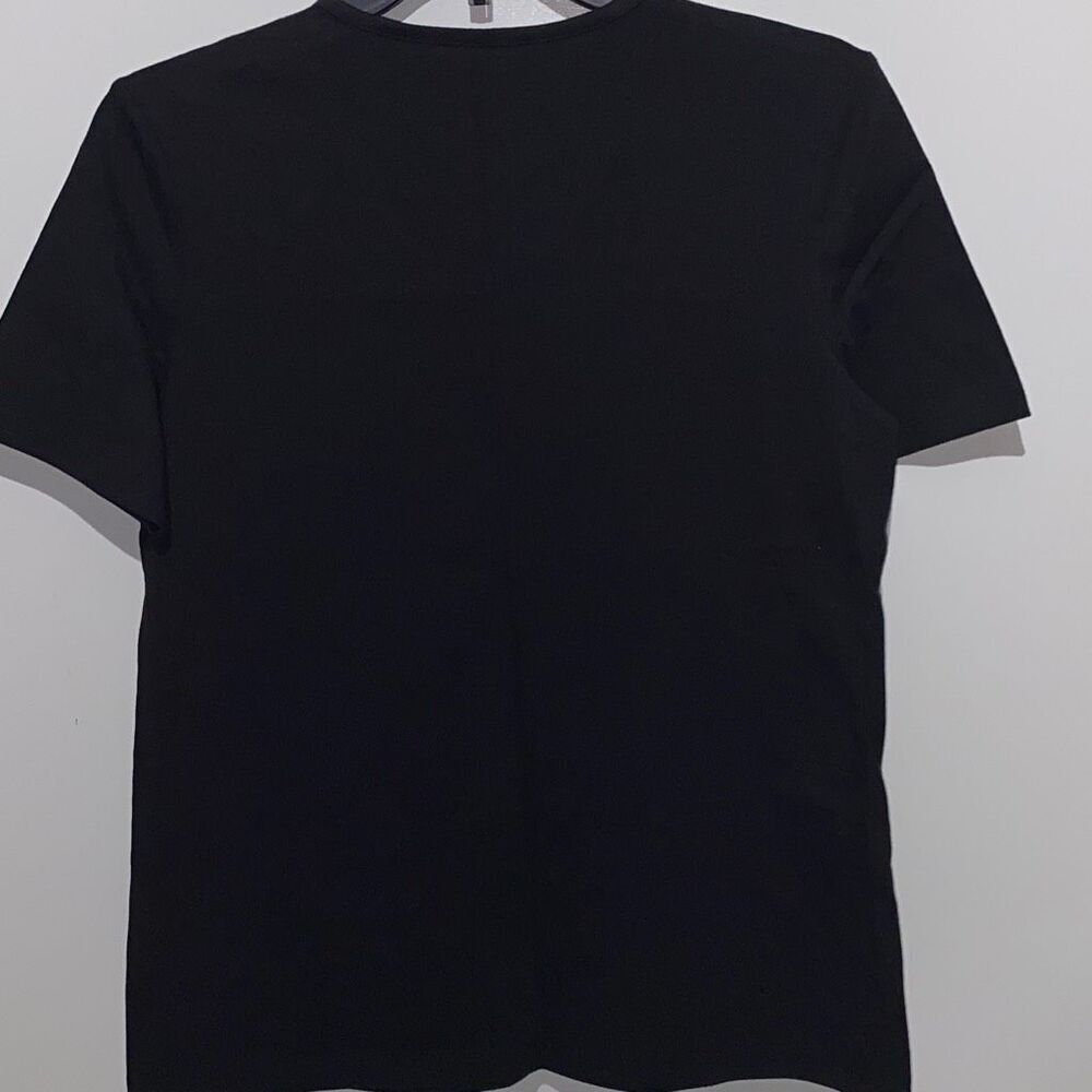 Coral Bay Womens Black Embellished Fireworks Short Sleeve T-Shirt Size Small Nwt — image 4 of 5